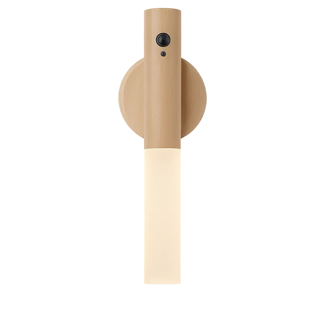 Applique Murale Bohème En Bois Veilleuse LED Magnétique-Déco Bohème