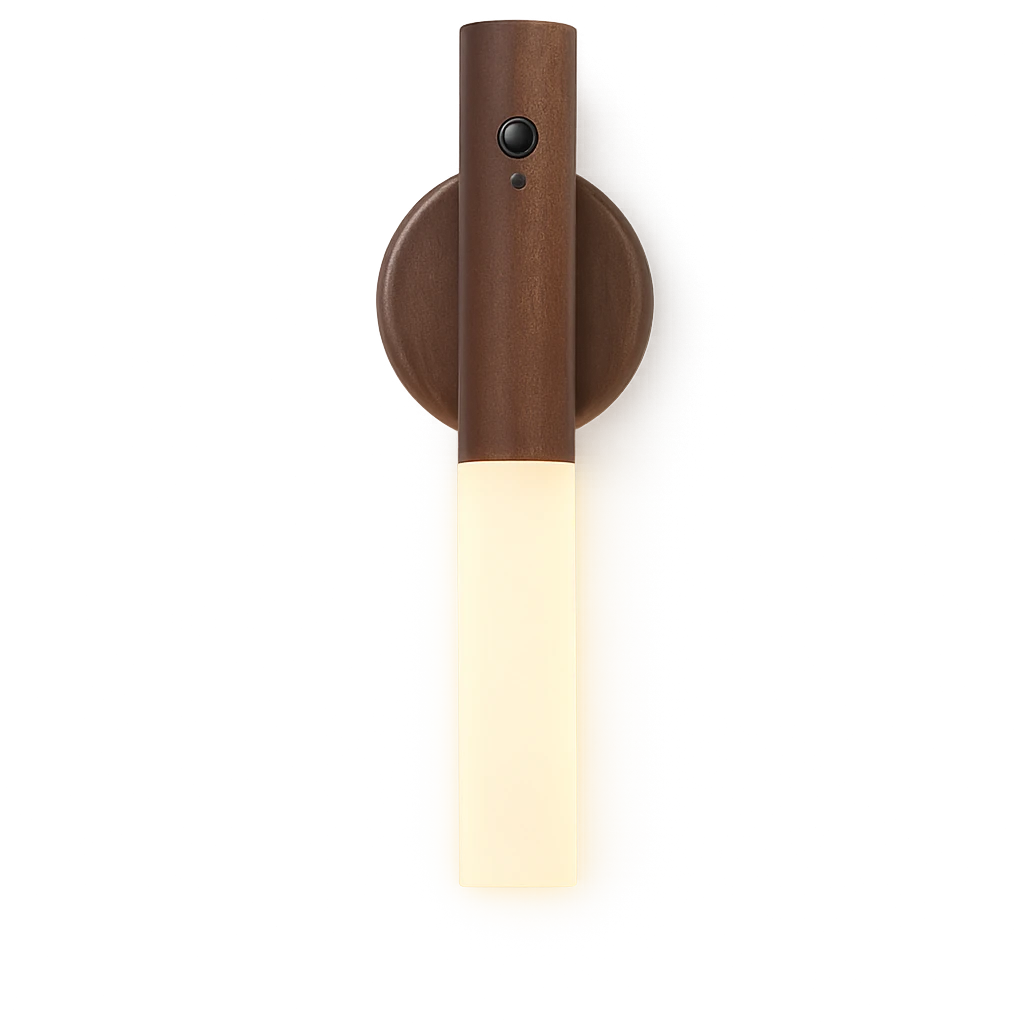 Applique Murale Bohème En Bois Veilleuse LED Magnétique-Déco Bohème