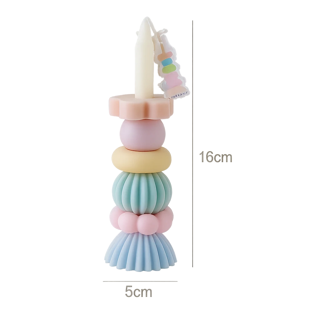 Bougie Haute Aromathérapie Pastel Élégante-Déco Bohème