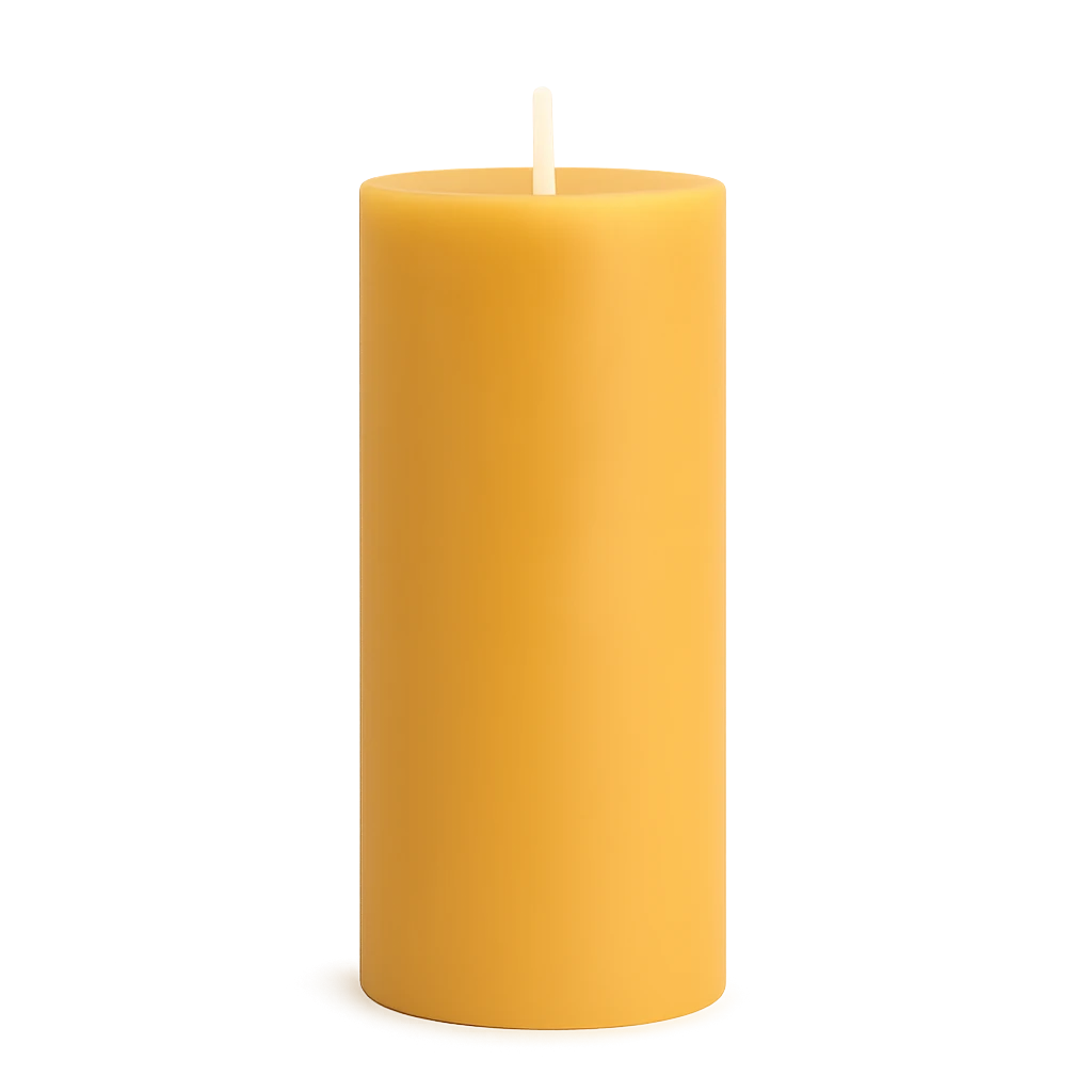 Bougies Piliers En Cire D’Abeille Artisanales Par Lot-Déco Bohème