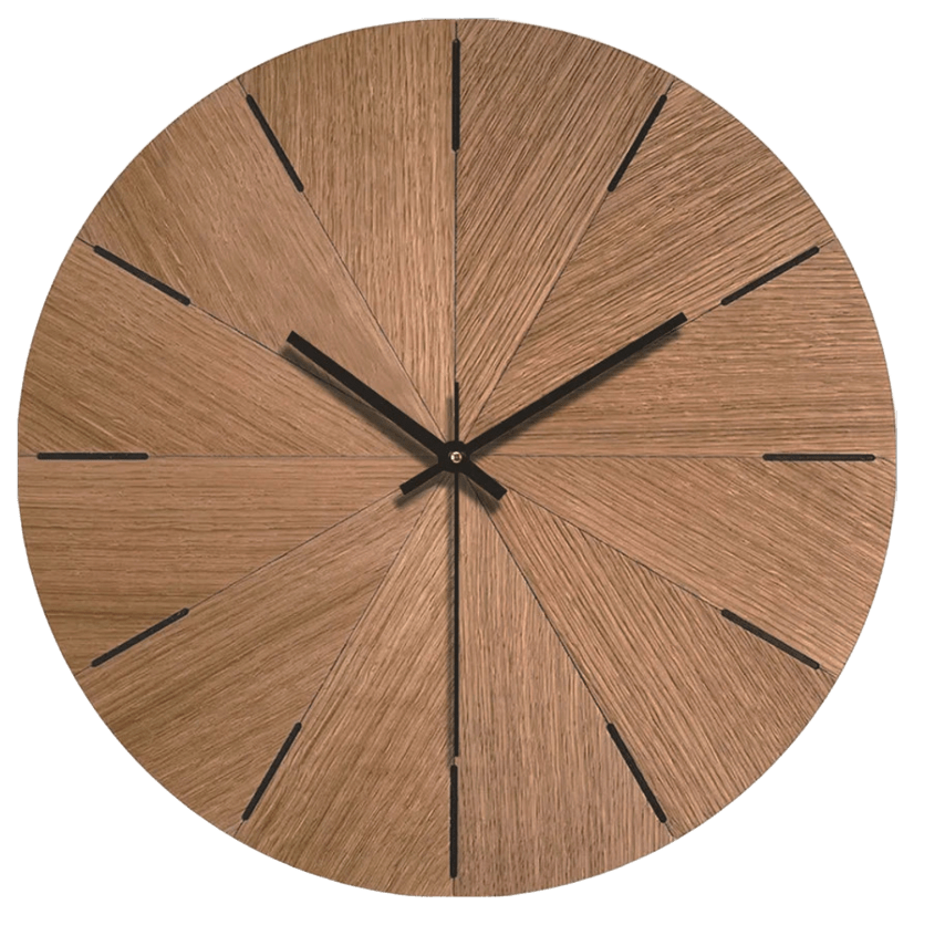 Horloge murale bois silencieuse style bohème chic