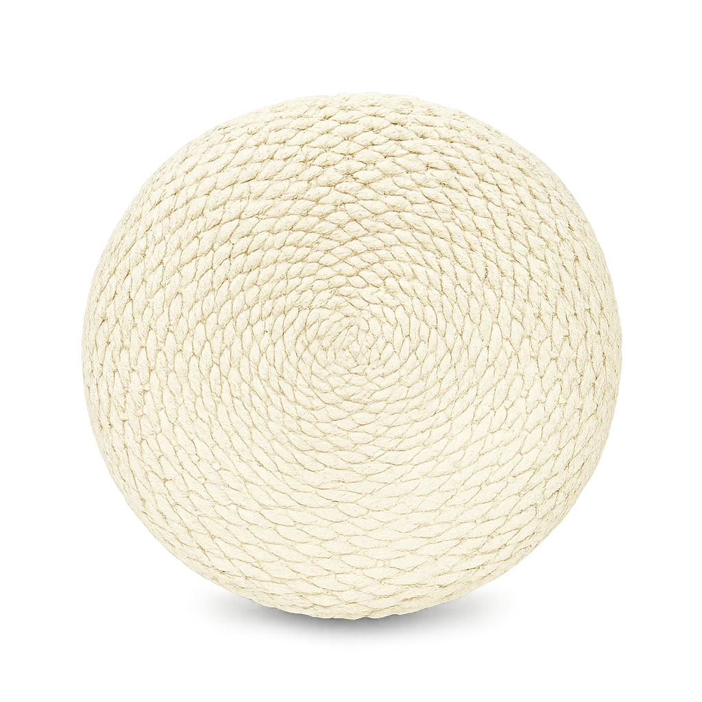 Coussin Tatami Bohème En Corde 60x17cm-Déco Bohème