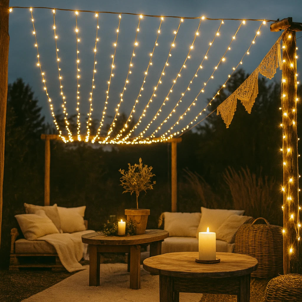 Guirlande Lumineuse LED Extérieure 5 à 100M-Déco Bohème