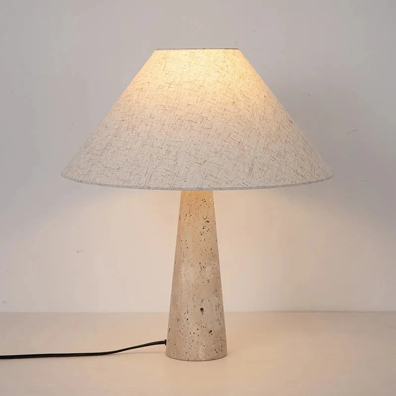 Lampe Haut De Gamme En Marbre Naturel 40x46cm-Déco Bohème