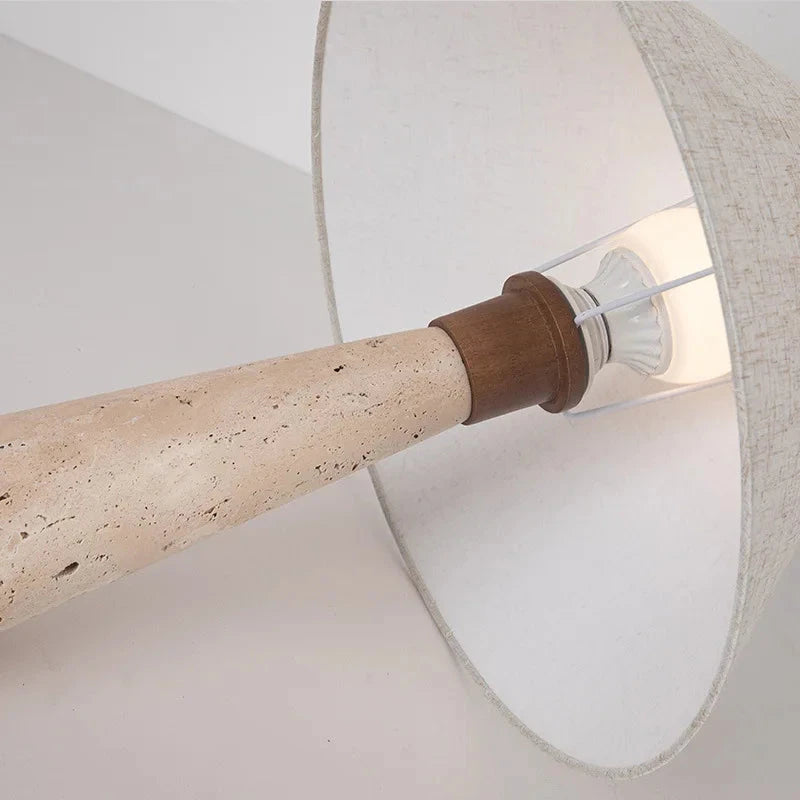 Lampe Haut De Gamme En Marbre Naturel 40x46cm-Déco Bohème