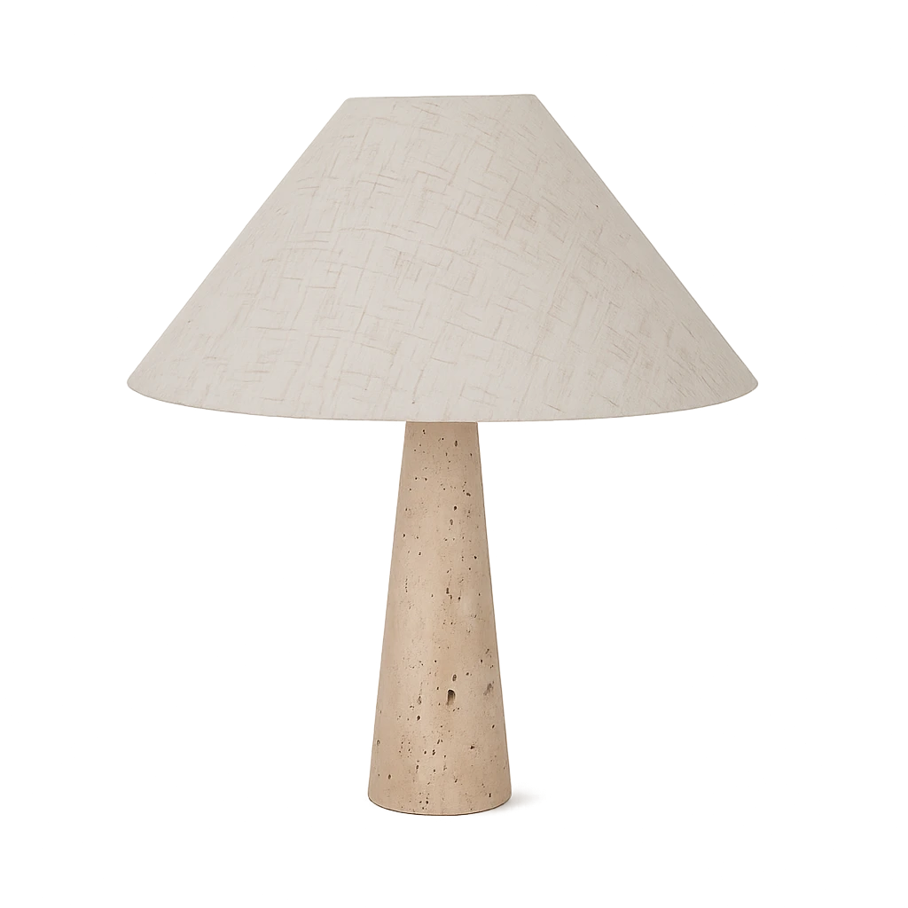 Lampe Haut De Gamme En Marbre Naturel 40x46cm-Déco Bohème