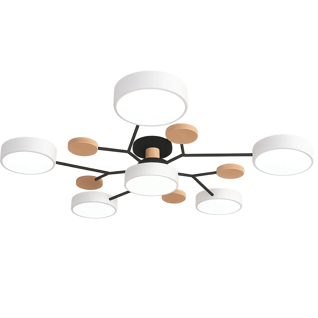 Lustre LED Avec 3 Couleurs Différentes 80x17cm-Déco Bohème