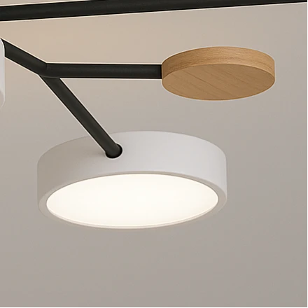 Lustre LED Avec 3 Couleurs Différentes 80x17cm-Déco Bohème