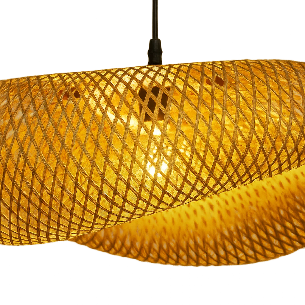 Lustres En Bambou Tissé À La Main 40/60/80 cm-Déco Bohème