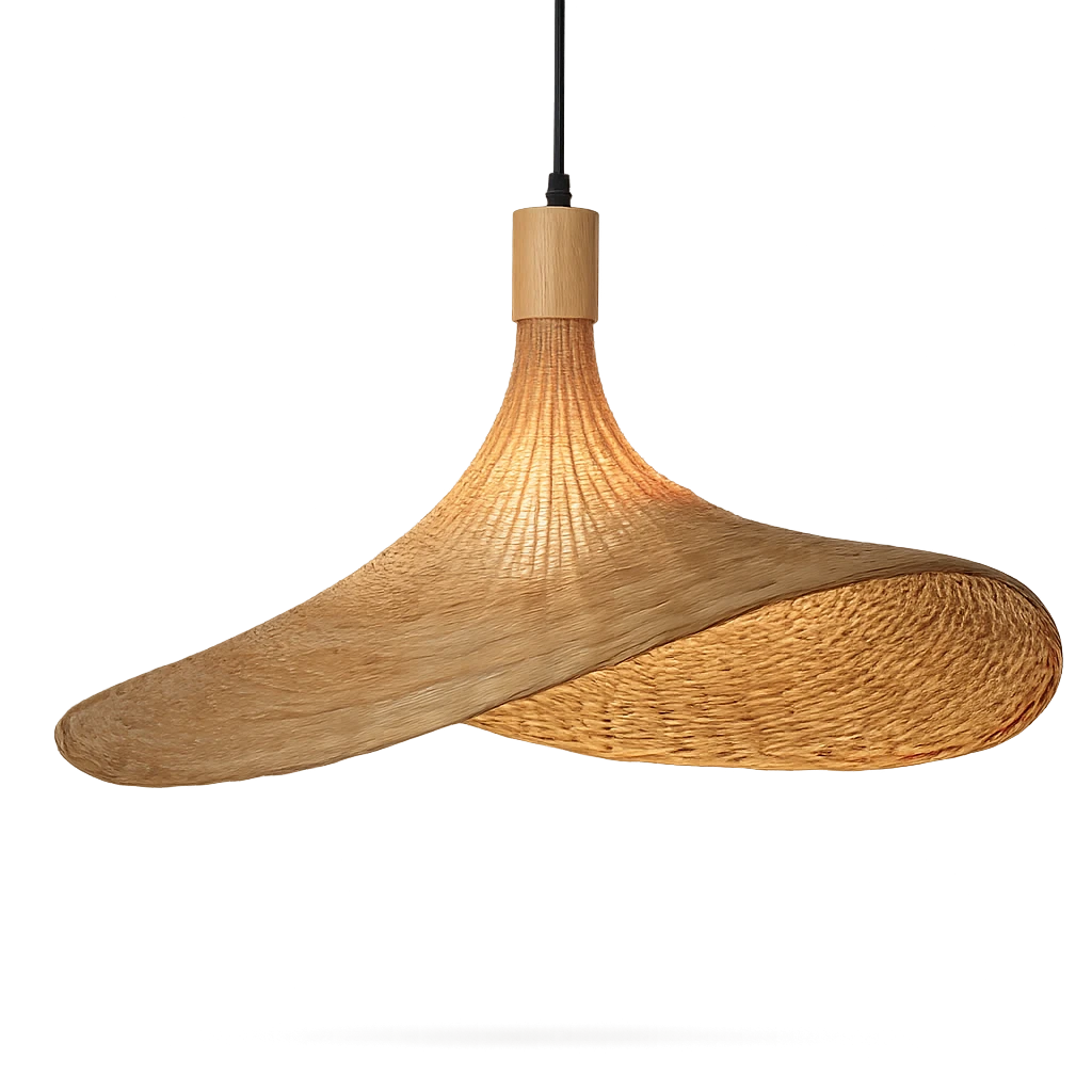 Lustres En Rotin Et Corde De Chanvre 100cm-Déco Bohème