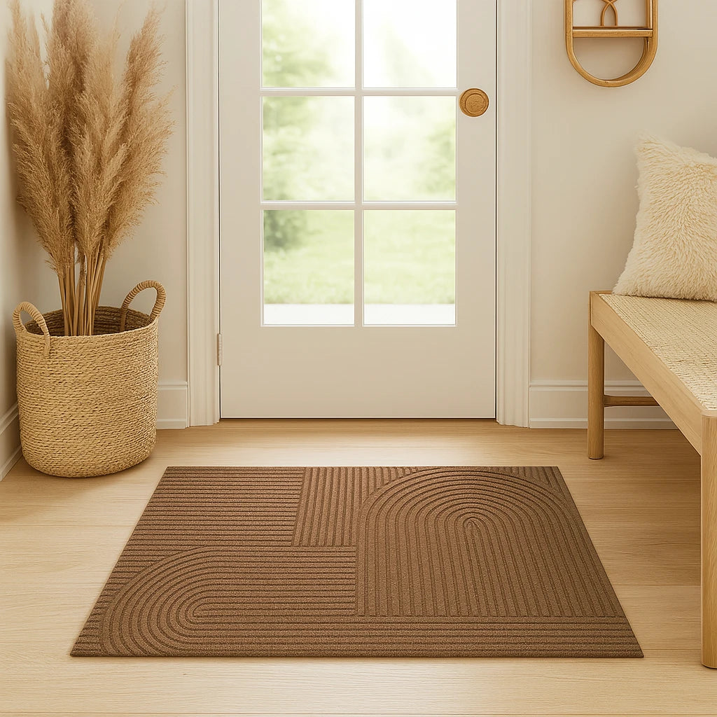 Paillasson Absorbant Antidérapant Pour Entrée-Déco Bohème