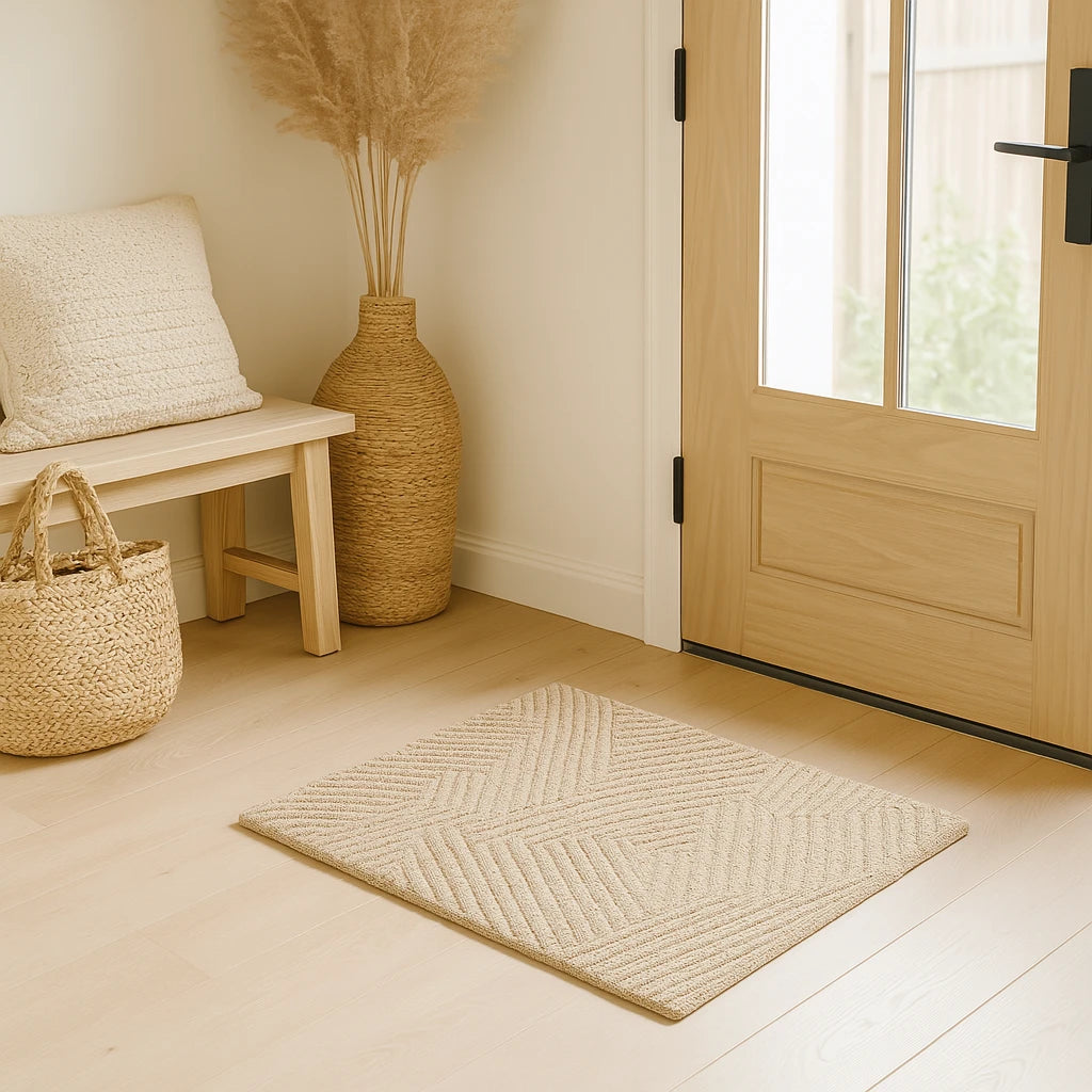 Paillasson Géométrique Ultra-Absorbant-Déco Bohème