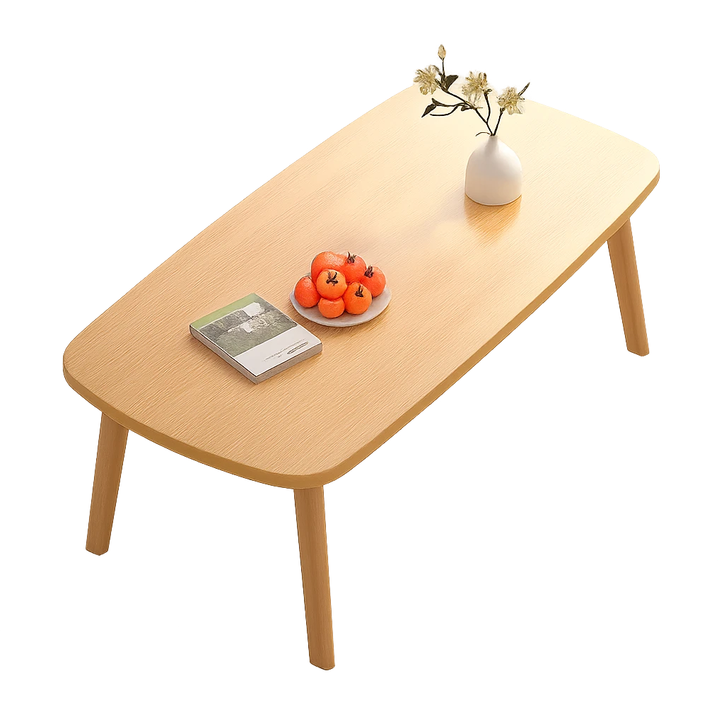 Petite Table d’Appoint en Bois 44x50x80cm-Déco Bohème