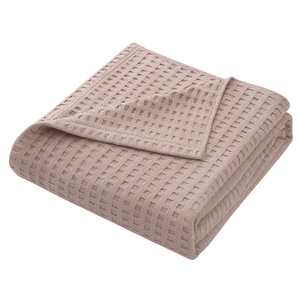 Plaid Rose En Coton Bohème Chic-Déco Bohème