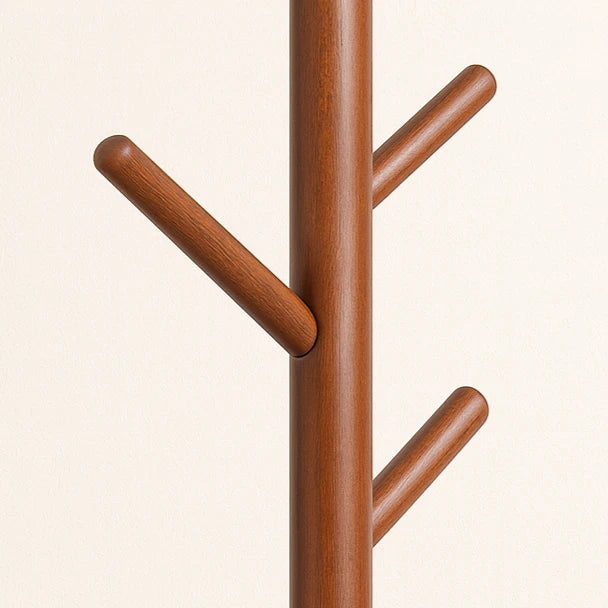 Porte Manteau Marron sur Pied 172x38 cm-Déco Bohème