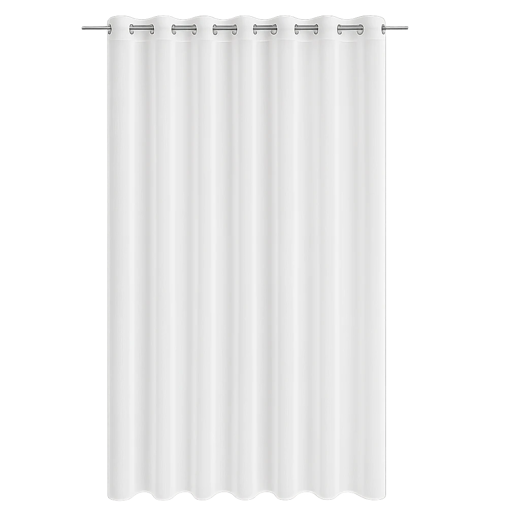 Rideaux Transparents Blanc Pur Super Doux-Déco Bohème