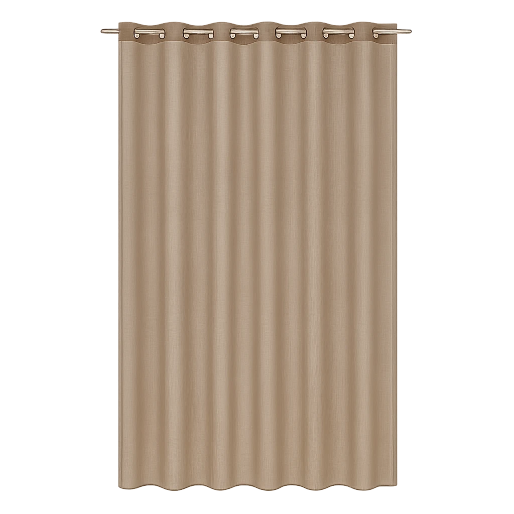 Rideaux Transparents Marron Café Super Doux-Déco Bohème