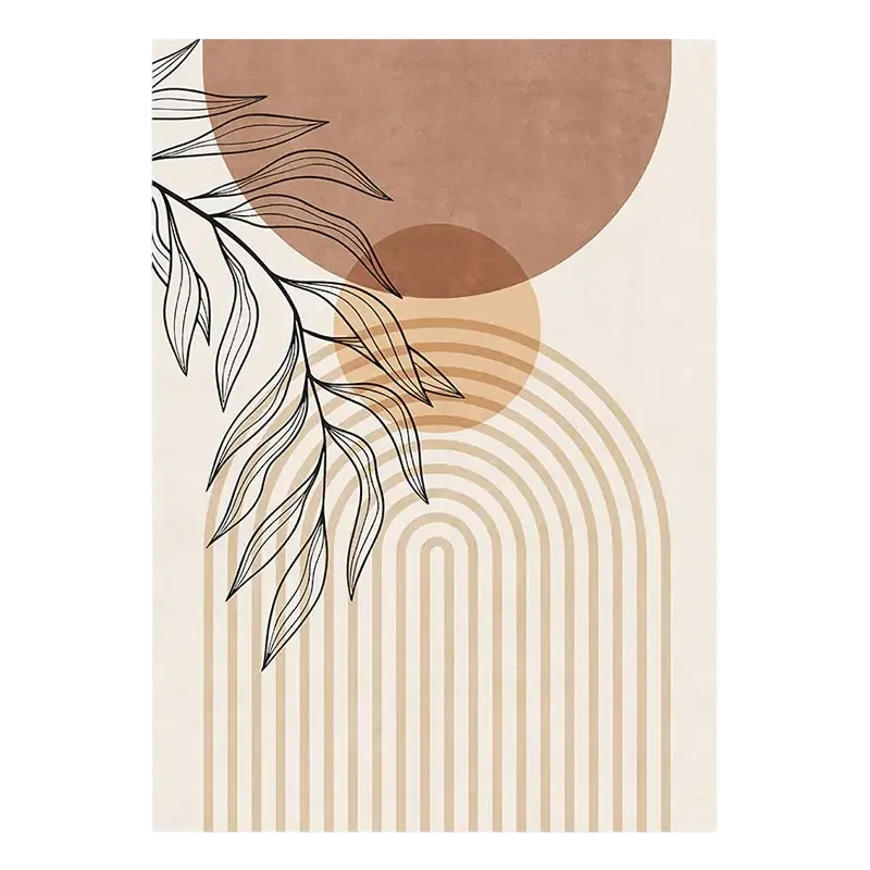 “Rayons de Nature” - Affiche bohème minimaliste