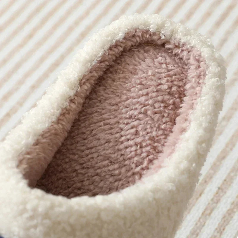 House Fuzzy Slipper Men Male Ghost Face Blue Evil Eye Home Shoes Plush Winter Warm Indoor Floor Non Slip Women Female Halloween-Déco Bohème