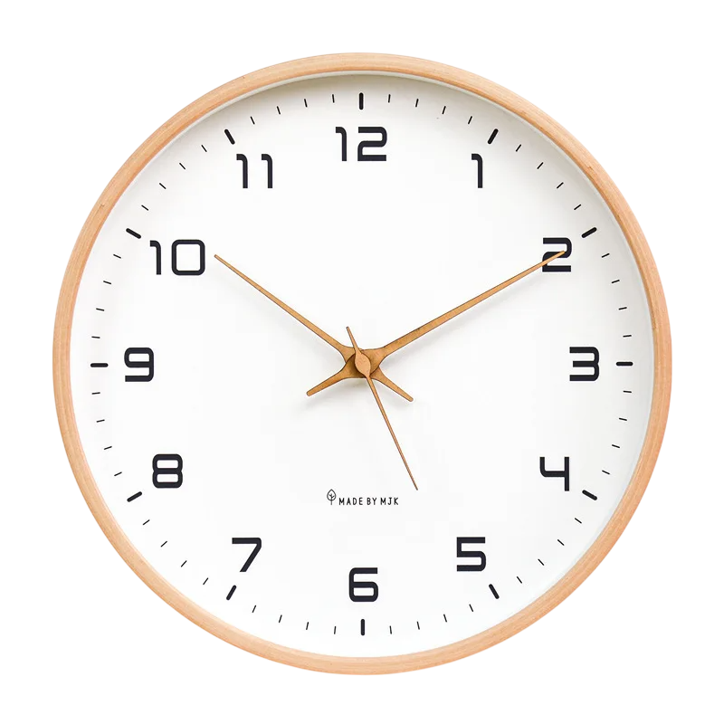 Horloge Murale Bois Nordique Chic