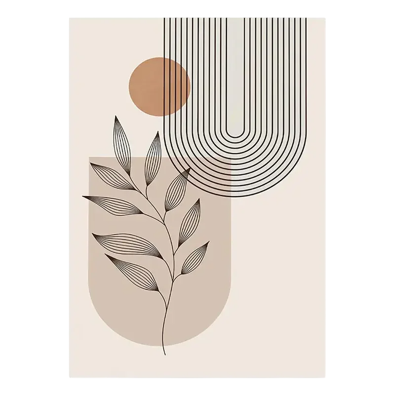 “Équilibre Naturel” - Tableau mural abstrait