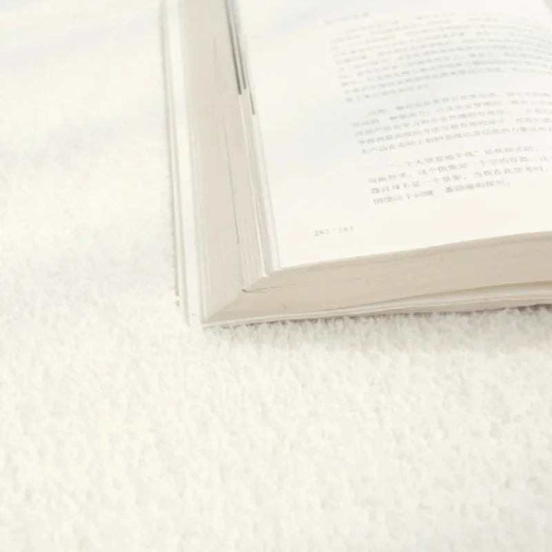 Tapis Salon Bohème Crème Irrégulier Fluffy Lavable