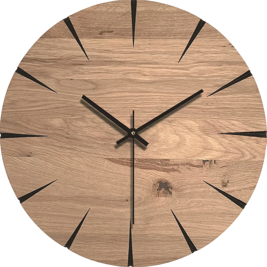 Horloge murale bois design et Style American
