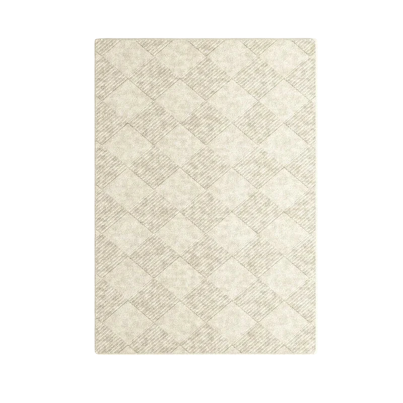 Tapis Beige Motifs Géométriques Boheme
