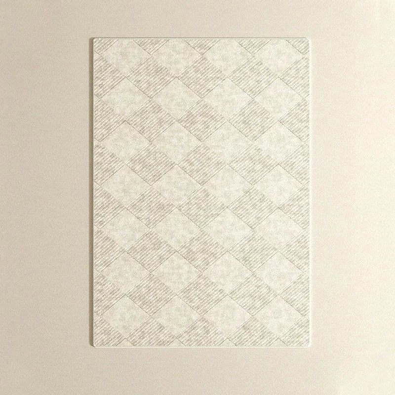 Beige Living Room Large Area Carpets Lines Bedroom Carpet Geometric Pattern Home Decoration Rugs Abstract Striped Minimalist Rug-Déco Bohème