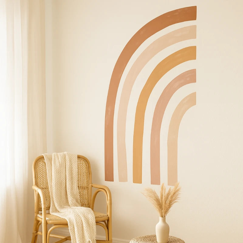 Sticker Mural Arc-En-Ciel Bohème-Déco Bohème