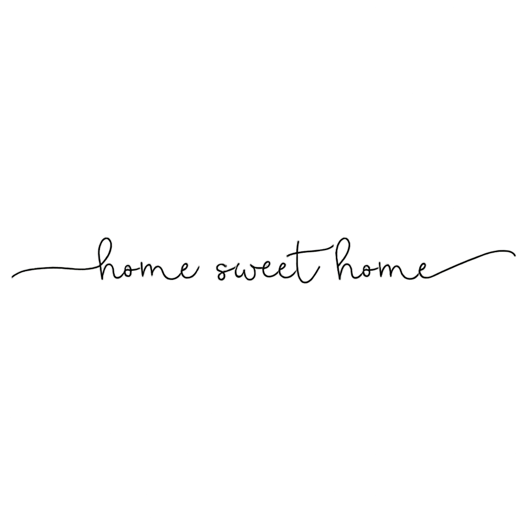 Sticker Mural “Home Sweet Home”-Déco Bohème