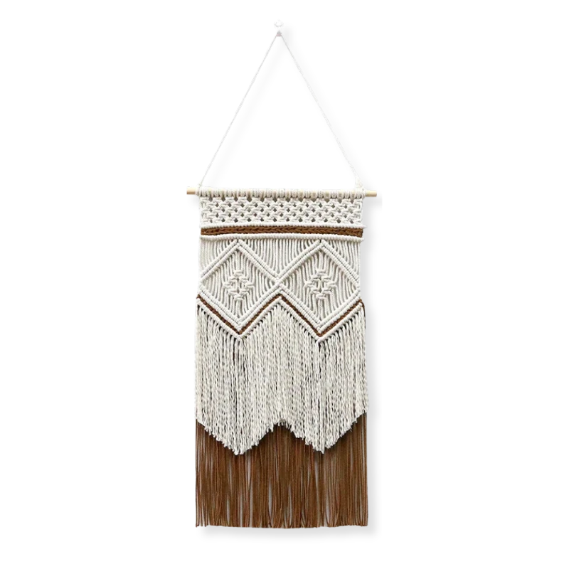 Suspension Murale Macramé Bohème Chic-Déco Bohème