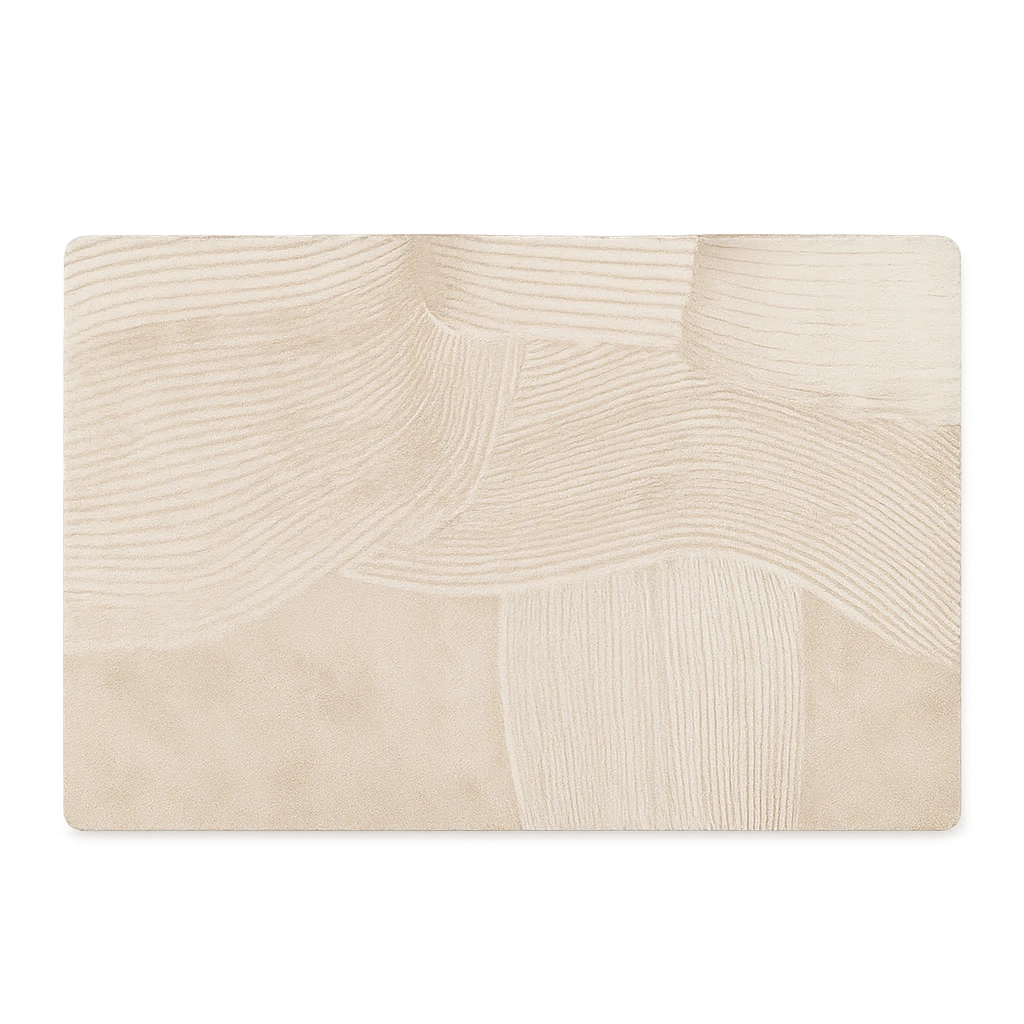 Tapis De Bain Absorbant Antidérapant Lunara Rectangle-Déco Bohème