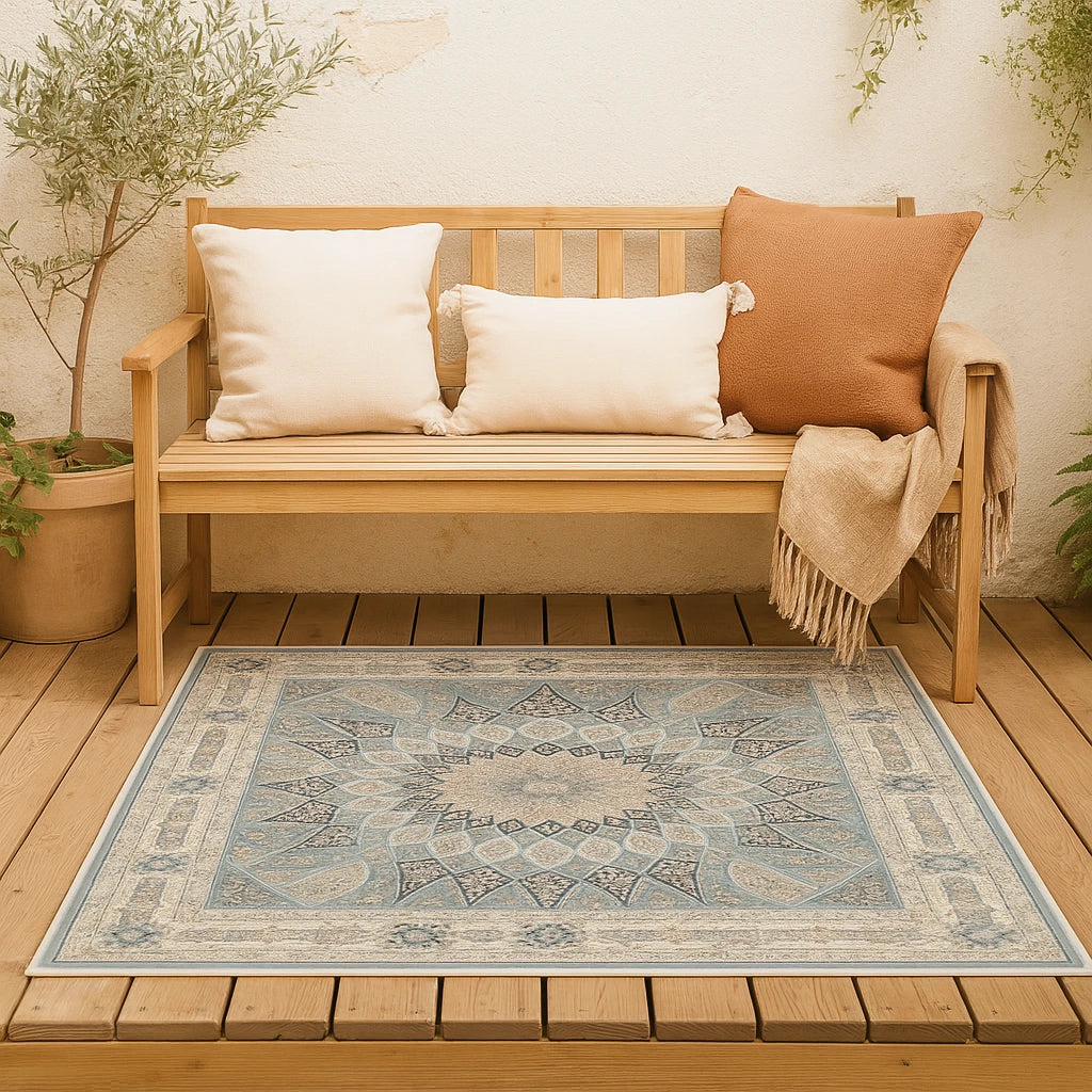 Tapis Extérieur Mandala Oriental-Déco Bohème
