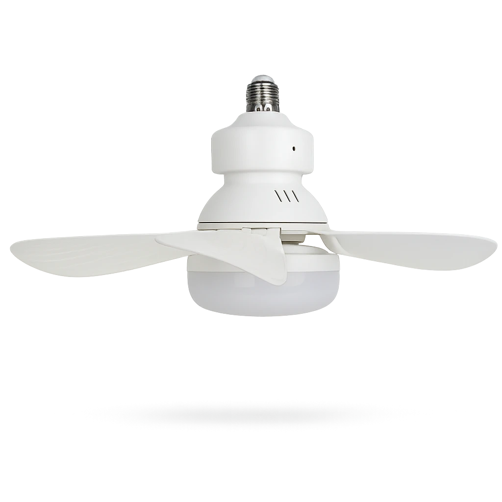 Ventilateur De Plafond À Douille 40 W Avec LED-Déco Bohème