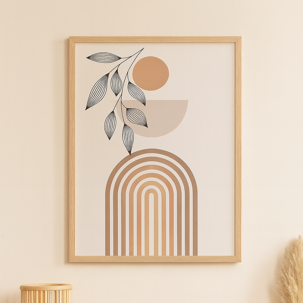 “Harmonie Bohème” - Tableau Abstrait Bohème-Déco Bohème