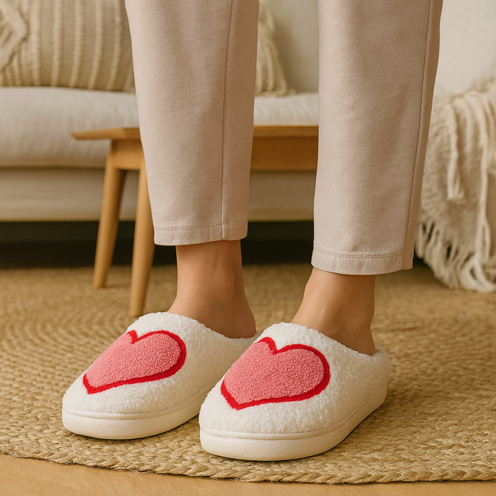 Chaussons Bohème Cœur