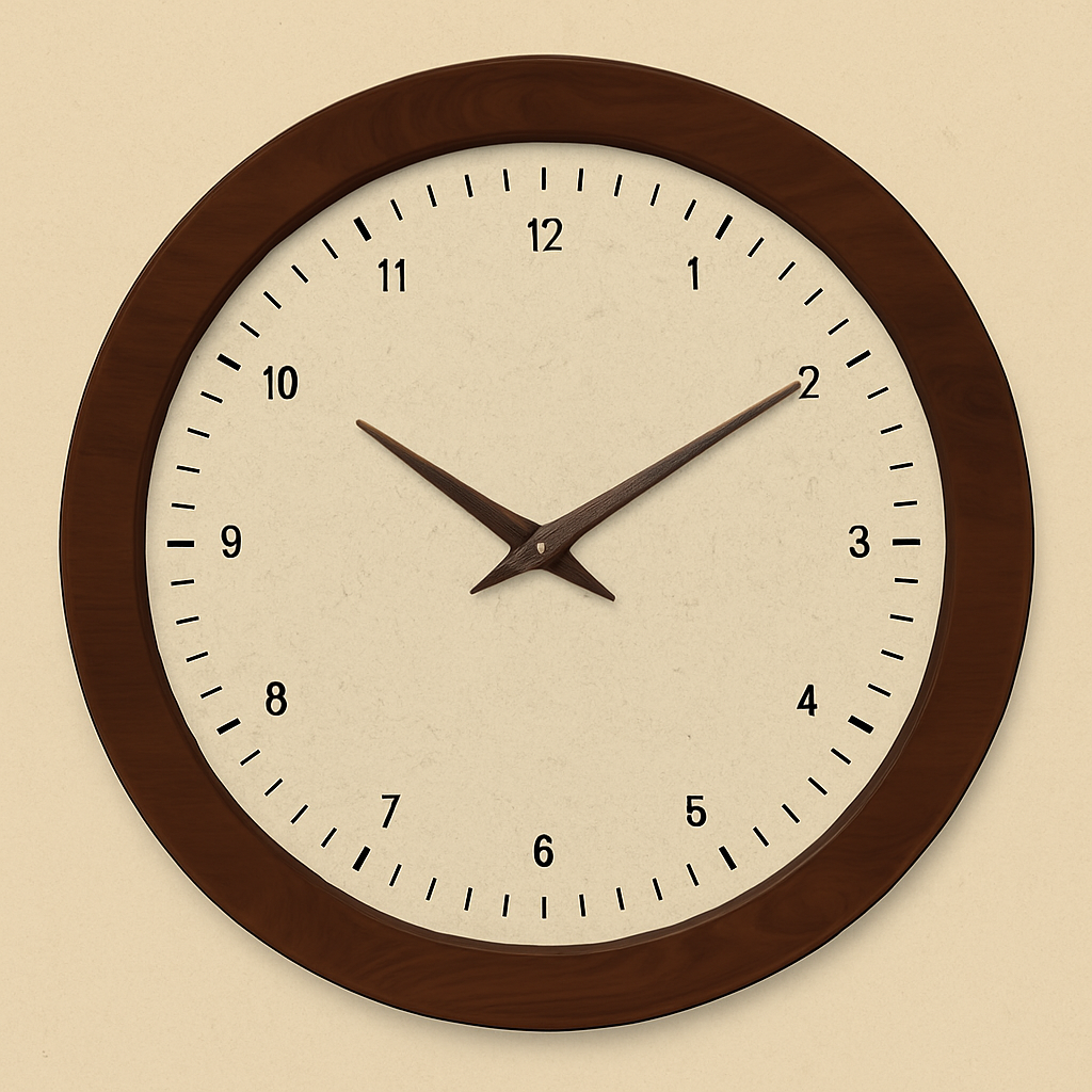 Horloge murale bohème ronde bois porcelaine motif cristal-Déco Bohème