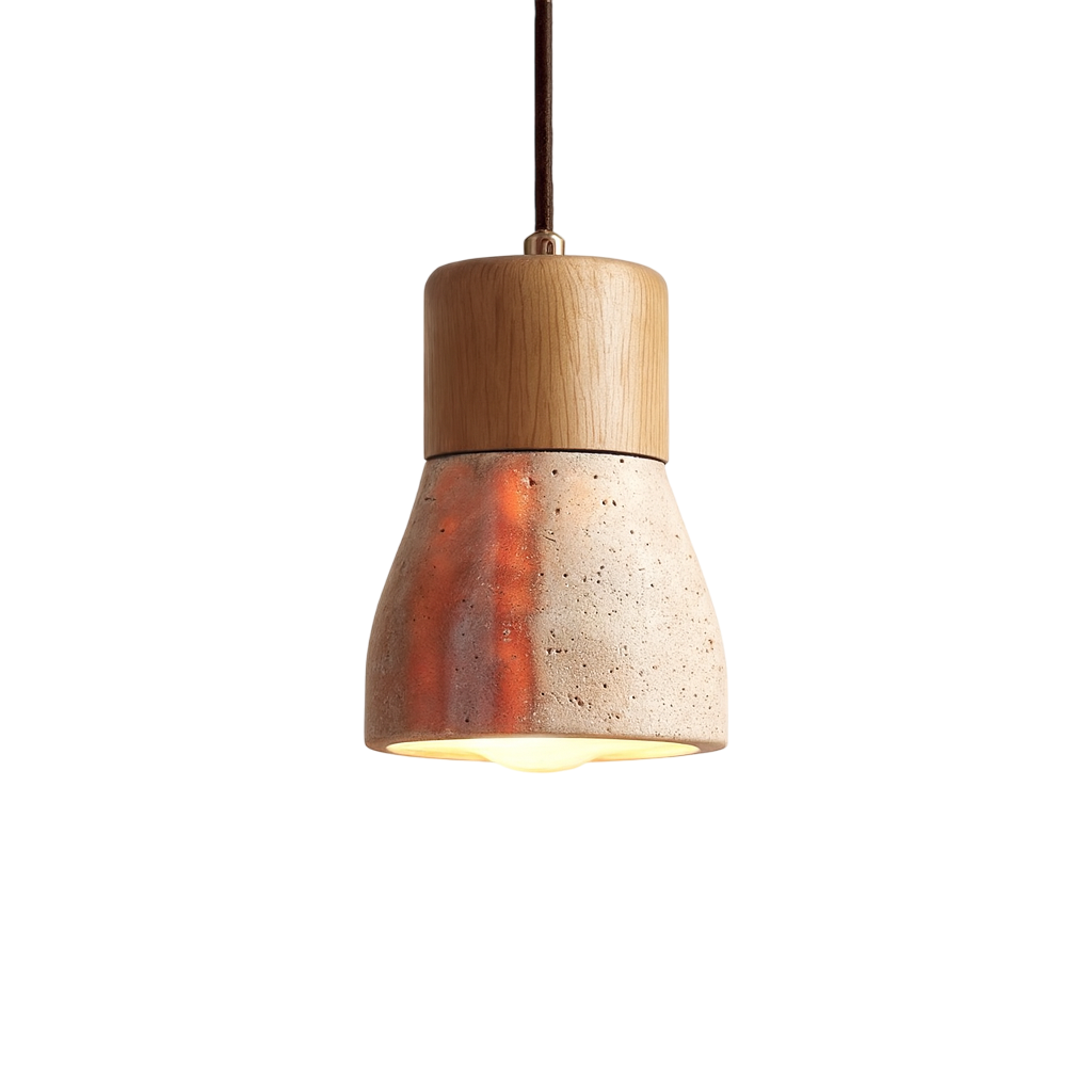 Suspension Travertin Jaune Bohème Chic-Déco Bohème