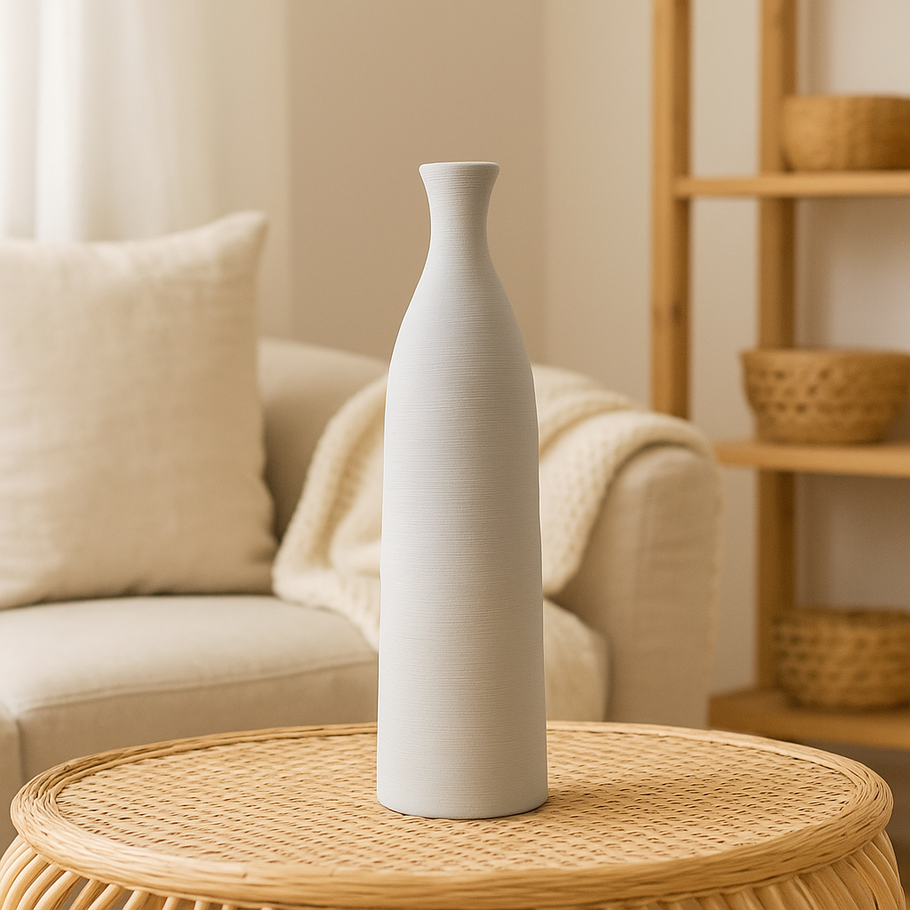 Vase en Céramique Bohème Chic Gris-Déco Bohème