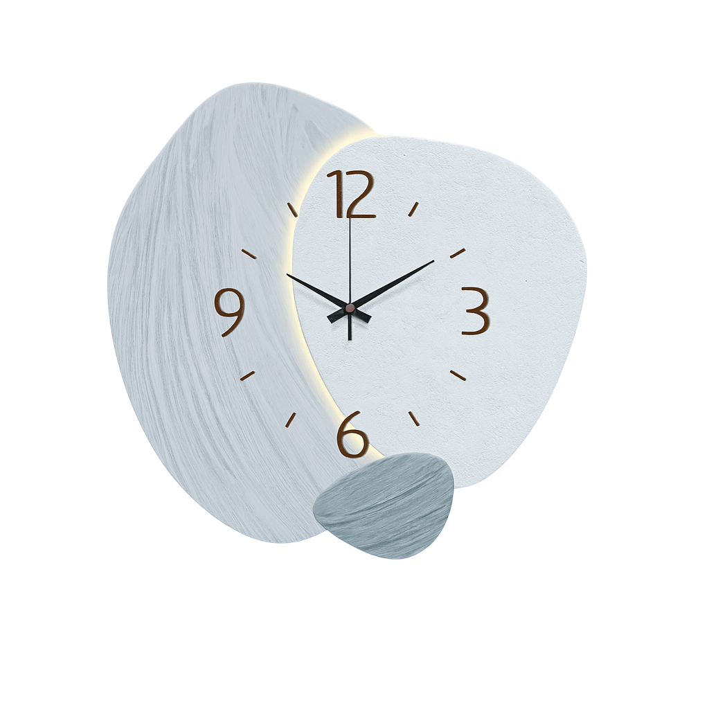 Horloge Murale LED Lumineuse Bohème Chic-Déco Bohème