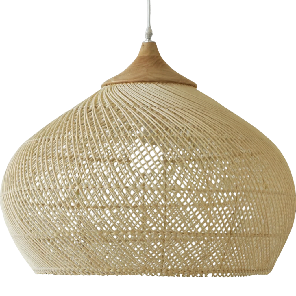 Suspension bambou rotin Boheme Chic-Déco Bohème