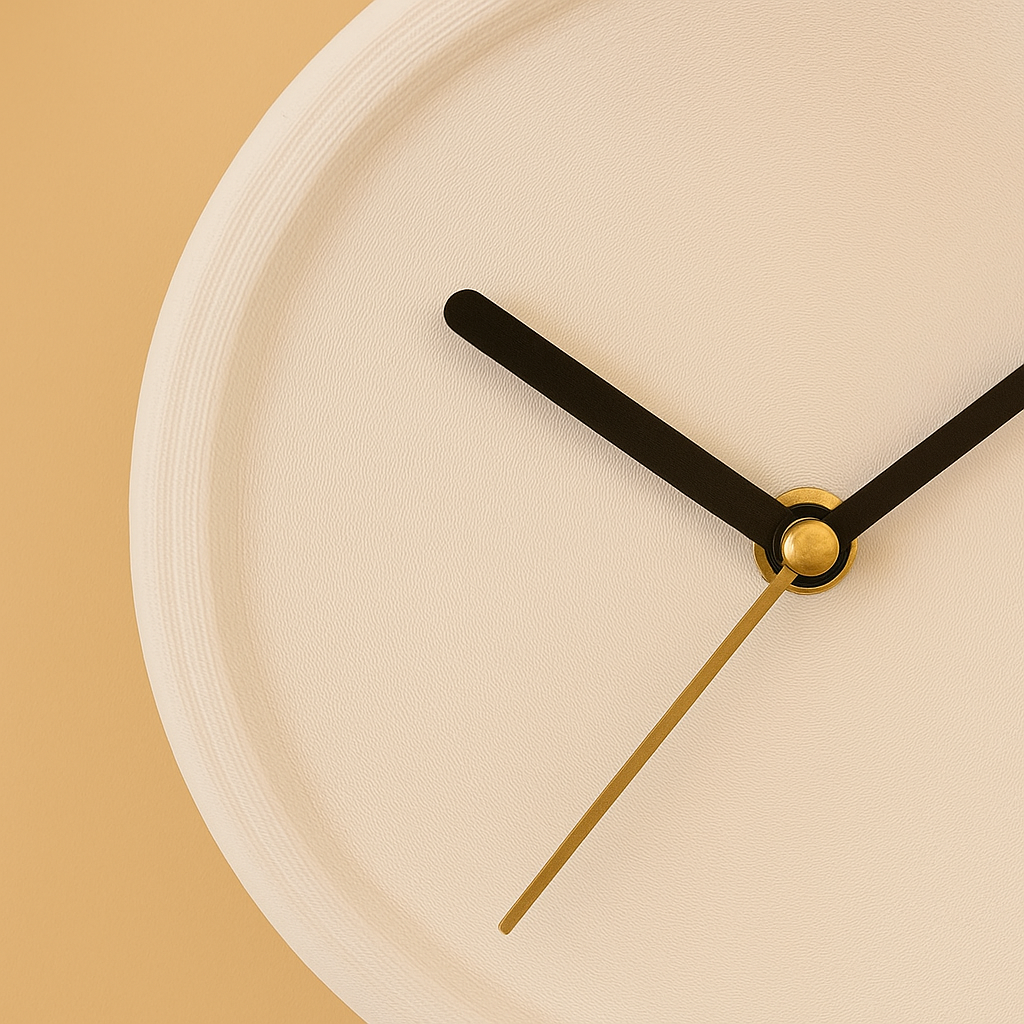 Horloge Murale de Coin Minimaliste Moderne