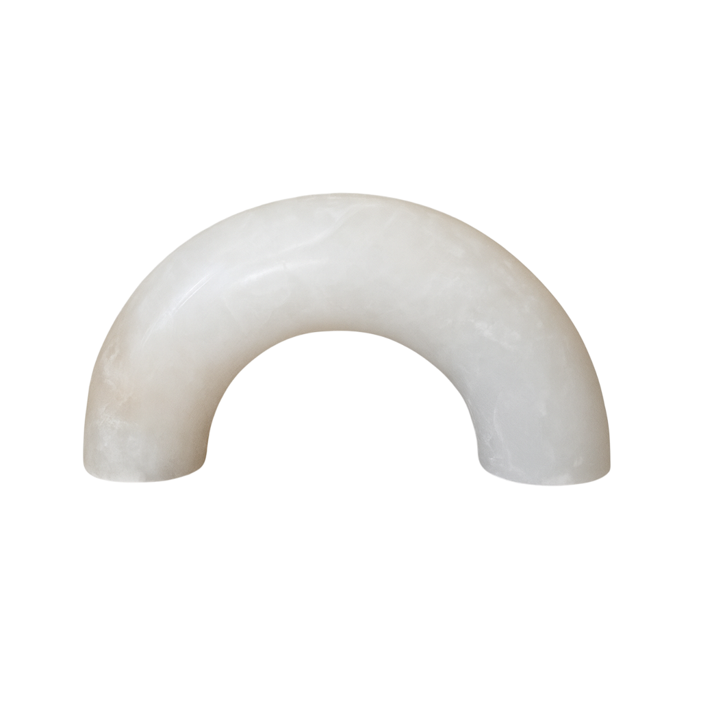 Sculpture Arche Géométrique Marbre Minimaliste-Déco Bohème