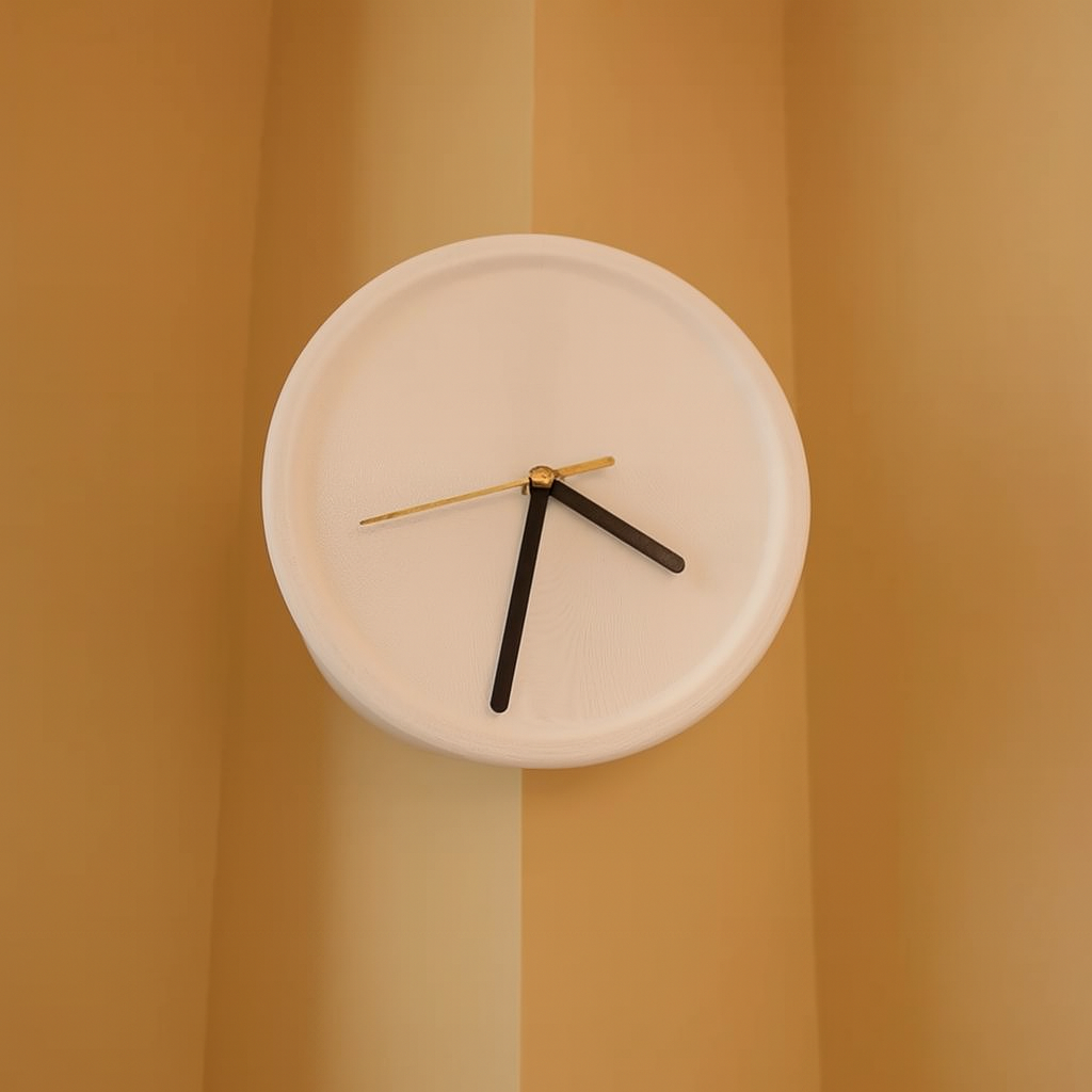 Horloge Murale de Coin Minimaliste Moderne