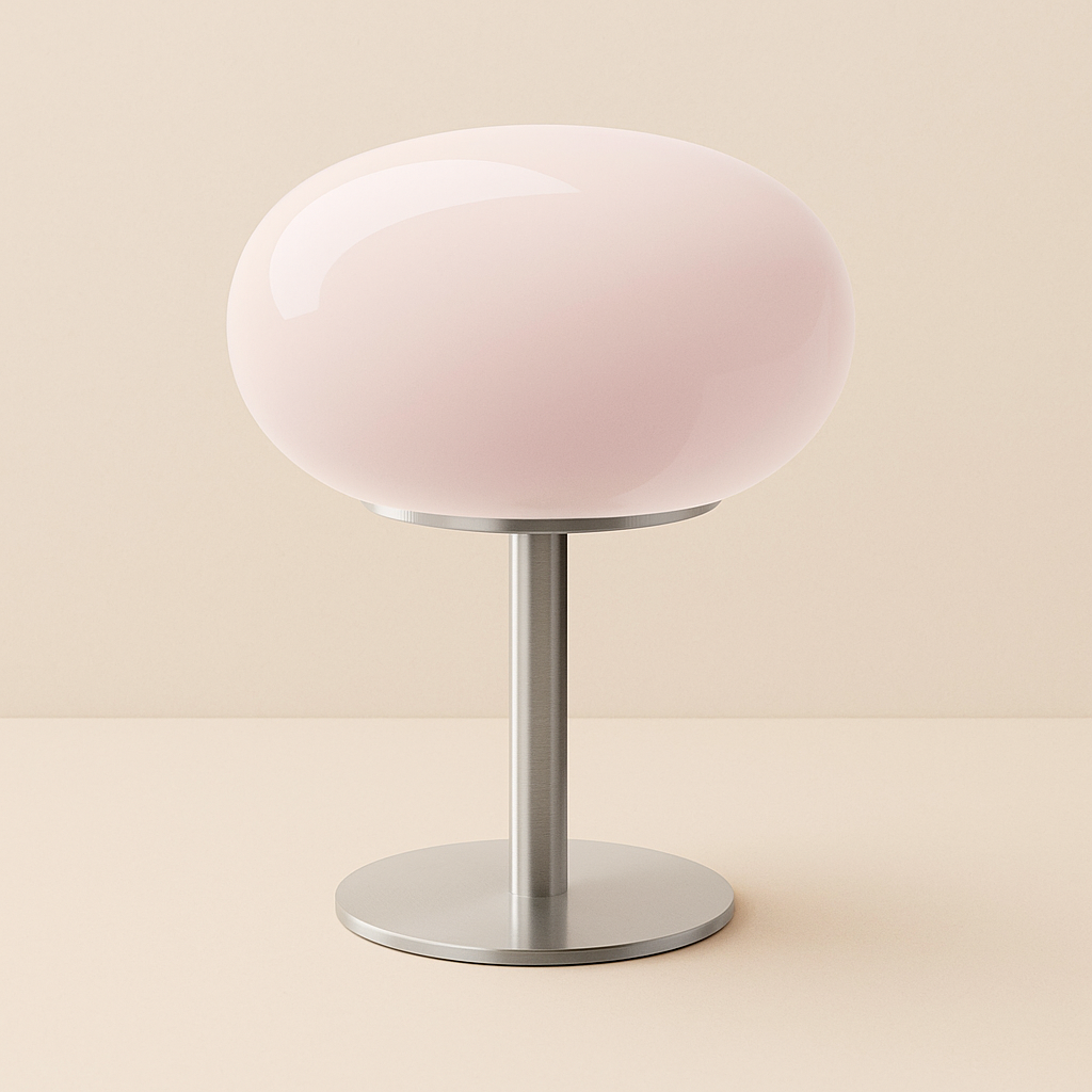 Lampe à Poser Macaron Trichromatique en Verre-Déco Bohème